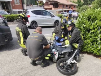 Scontro tra moto e trattore a Cinzano, in due trasportati all'ospedale