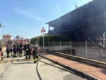 casa distrutta dal fuoco a Cherasco