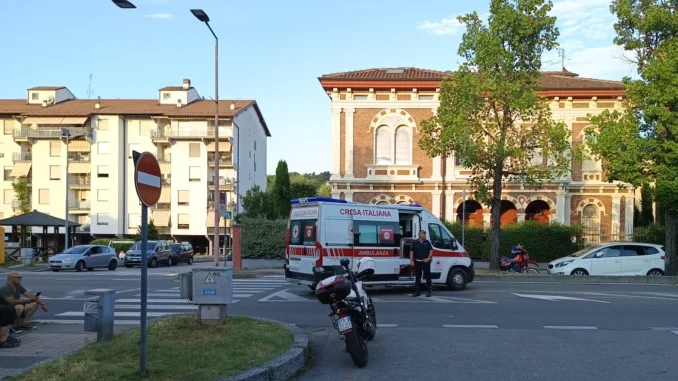 incidente corso Langhe Motociclista soccorso in corso Langhe ad Alba