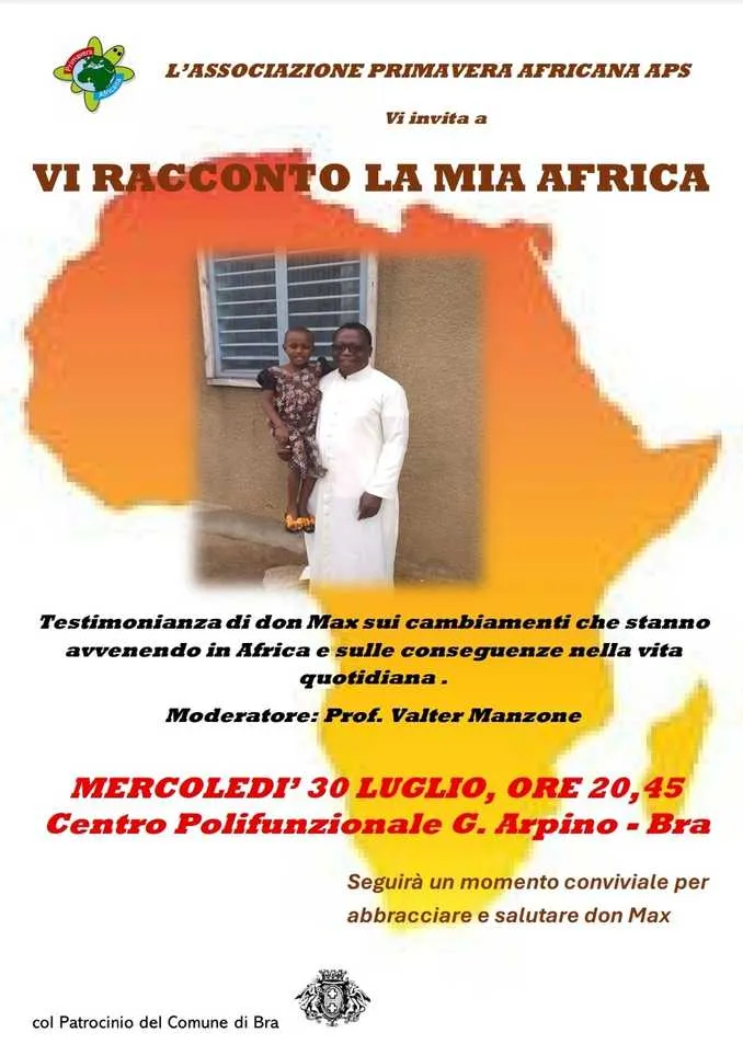 Torna don Max, l’amato sacerdote africano che per alcuni anni, fino al 2011, quando è tornato in Benin è stato vice parroco a Bandito. 1