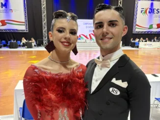 Giulia Baracco e Lorenzo Dibilio vicecampiondi italiani di danze standard