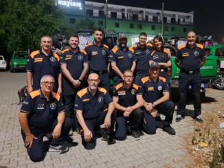 I volontari antincendio Aib del Piemonte sono in viaggio verso il Vesuvio