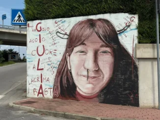 Bra / Imbrattato durante la notte il murale dedicato a Giulia Checchettin
