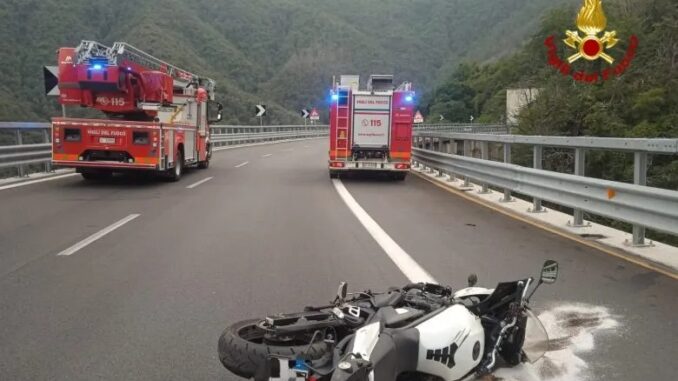 carmagnola-incidente-moto-a6 Incidente mortale in A6: perde la vita un motociclista di Carmagnola