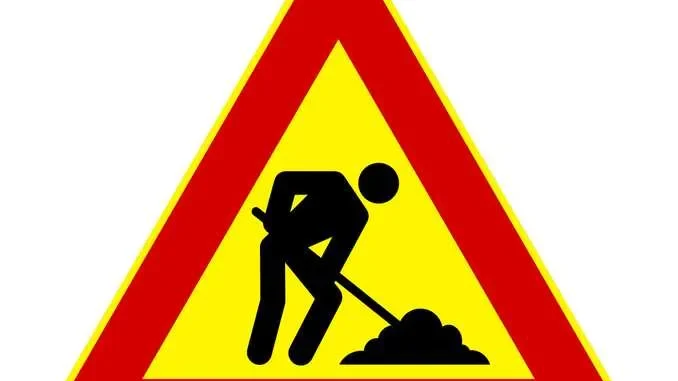 cartello lavori in corso Divi