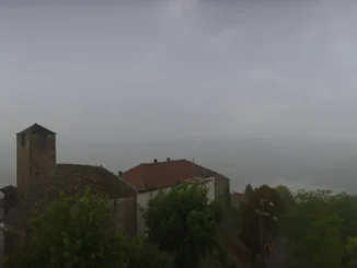 Temporale in corso sulle Langhe. Allerta g