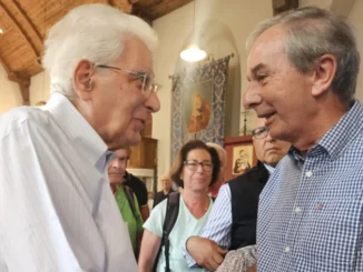 Incontro inaspettato in Trentino: il sindaco di Bra  Fogliato a tu per tu col presidente Mattarella