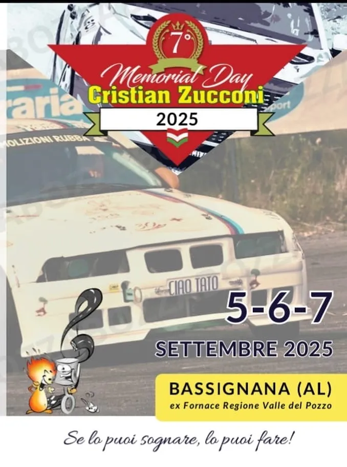 Rally, drift, camion ed elicotteri: torna il memorial Cristian Zucconi a Bassignana