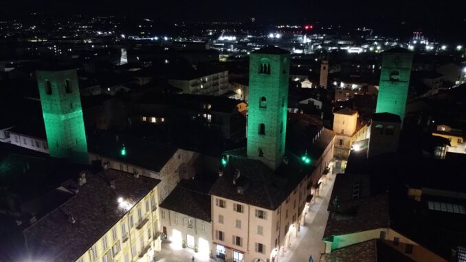 Alba illumina le torri per la Giornata sulla SLA