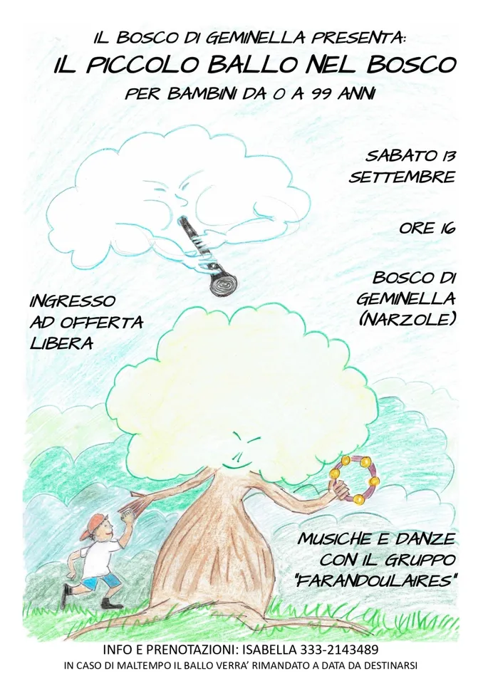 Il piccolo ballo nel bosco: iniziativa incantevole al bosco di Geminella a Narzole