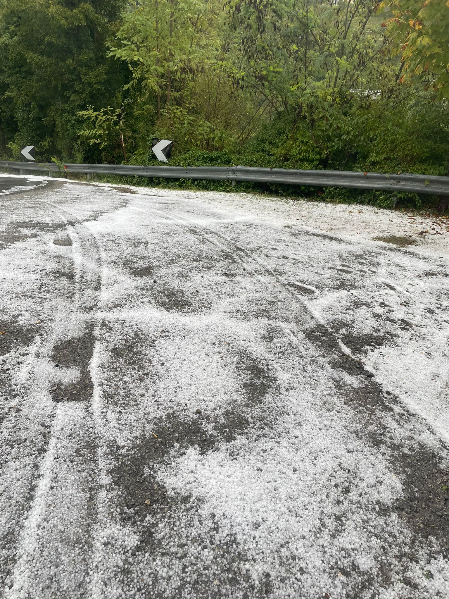 Temporali forti e grandine in Langa [foto e video] 1