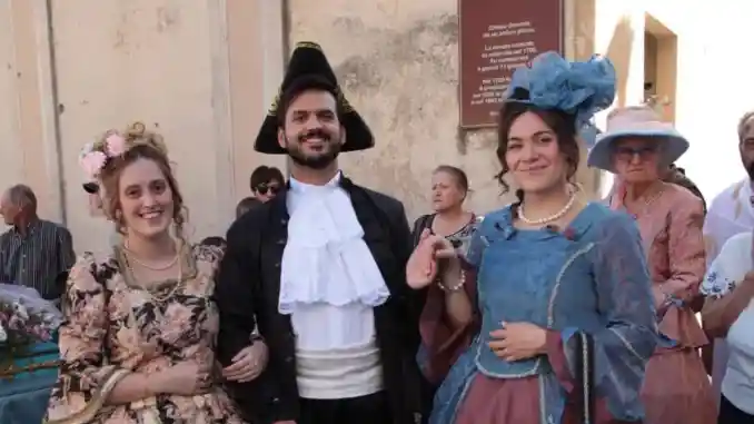 Rievocazione storica a Narzole / Mestieri, fatti, giochi e anche cibi del 1702