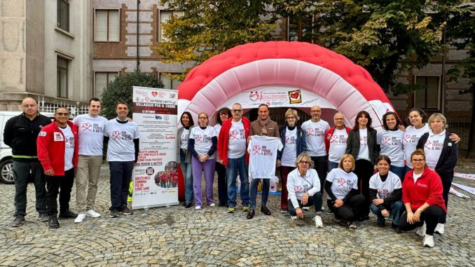 Foto Presidente Regione Alberto Cirio Alba: in piazza per il cuore: prevenzione e salute con il tour regionale