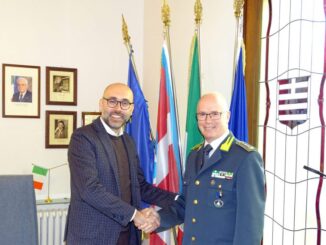 Il presidente Robaldo incontra il nuovo comandante provinciale della Guardia di Finanza