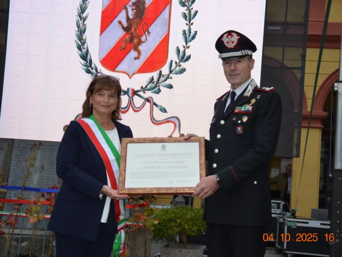 Da oggi i Carabinieri sono cittadini onorari di Mombaruzzo
