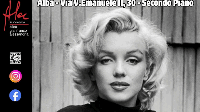 All'Associazione Alec una serie di incontri dedicati a Marilyn Monroe 1