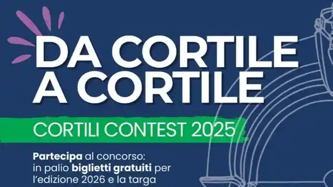 Assieme a Da cortile a cortile c'è il concorso fotografico