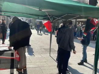 Oggi il gazebo di Forza nuova a Bra: «Bruna Sibille tra i facinorosi che disturbavano l'iniziativa»