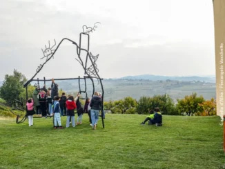 Lo Scarabocchio che diventa arte: inaugurata a Valdibà di Dogliani l’opera Abetare di Petrit Halilaj, 8