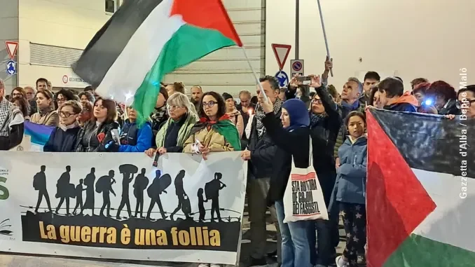 Luci sulla Palestina: veglia a Verduno con i nomi dei medici uccisi 2