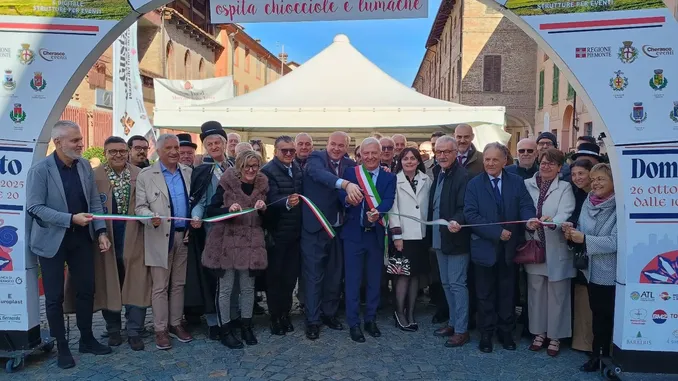 gusta cherasco inaugurazione 2025 Da oggi a lunedì arriva Gusta Cherasco al sapore di chiocciola 2