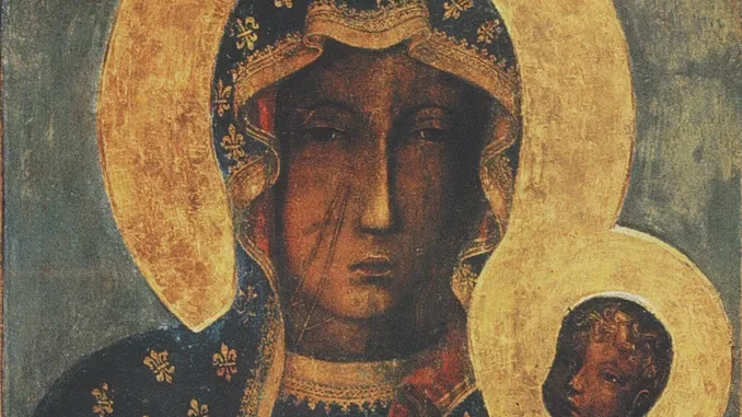 Icona della Madonna di Częstochowa a Bra: un mese di preghiera da Oceano a Oceano 1