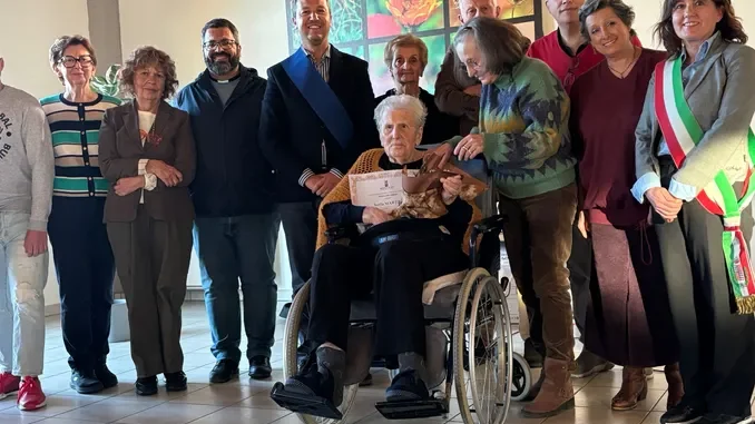 stella martini norma 100 anni I cent'anni di Stella Martini, Norma per gli amici, a San Damiano