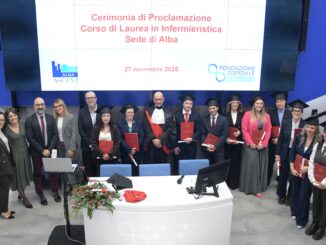 All’ospedale Ferrero di Verduno la proclamazione dei primi laureati in infermieristica