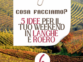 COSA FACCIAMO? / 5 idee per il tuo weekend in Langhe e Roero