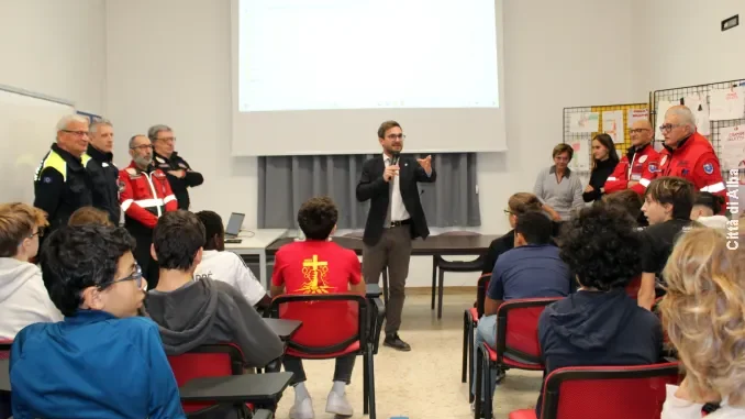 Lezione di Protezione civile nelle scuole di Alba per il 31° anniversario dell’alluvione 4
