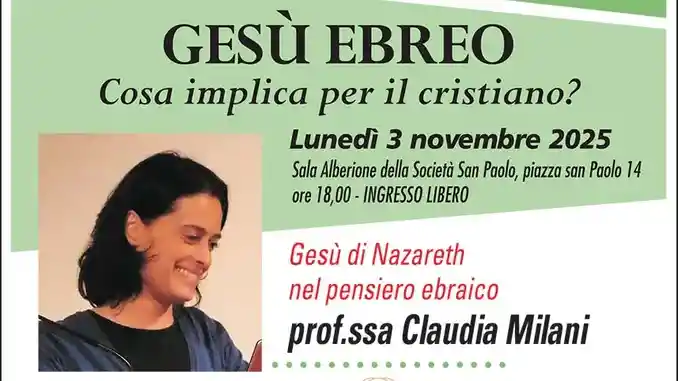 Lunedì di San Paolo ad Alba / Stasera Claudia Milani terrà l’incontro su Gesù nel pensiero ebraico