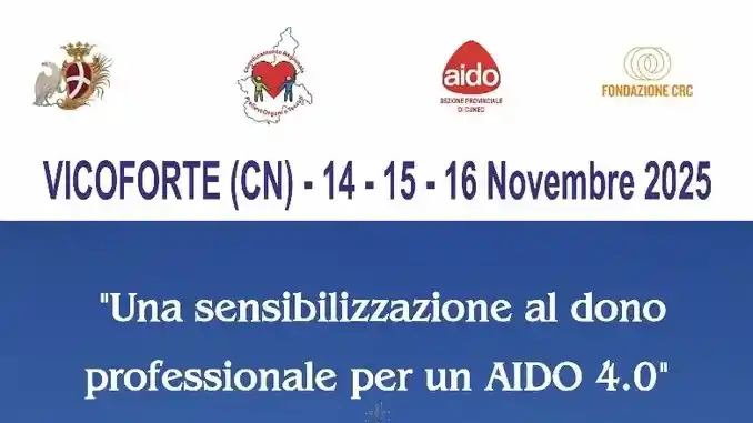 Una sensibilizzazione al dono professionale per un Aido 4.0: a Vicoforte il corso di formazione per i volontari della Granda