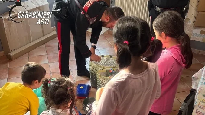 Astigiano / I Carabinieri donano sorrisi ai bambini della casa famiglia di Monale