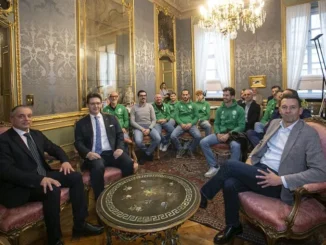 Orgoglio piemontese a Palazzo Lascaris: premiati i cortemiliesi campioni d'Italia di pallapugno