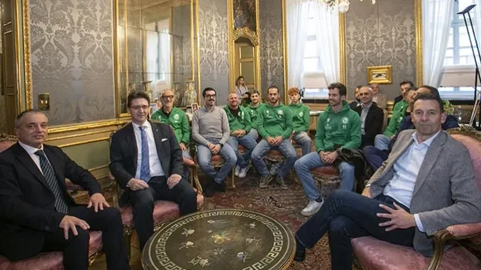 Orgoglio piemontese a Palazzo Lascaris: premiati i cortemiliesi campioni d'Italia di pallapugno