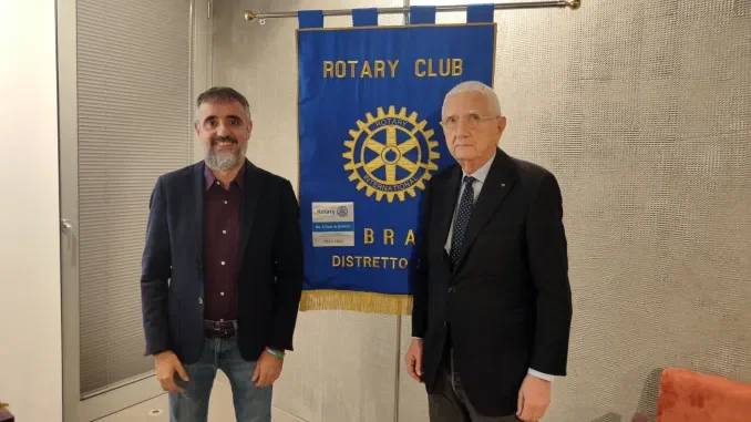 Con Francesco Testa, la storia delle ferrovie va al Rotary club Bra 1