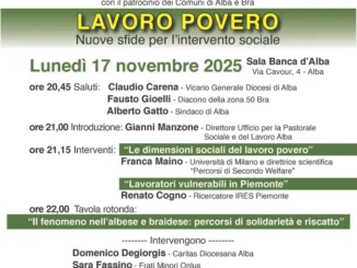 Stasera ad Alba il convegno sul lavoro povero: se un’occupazione non basta per vivere dignitosamente