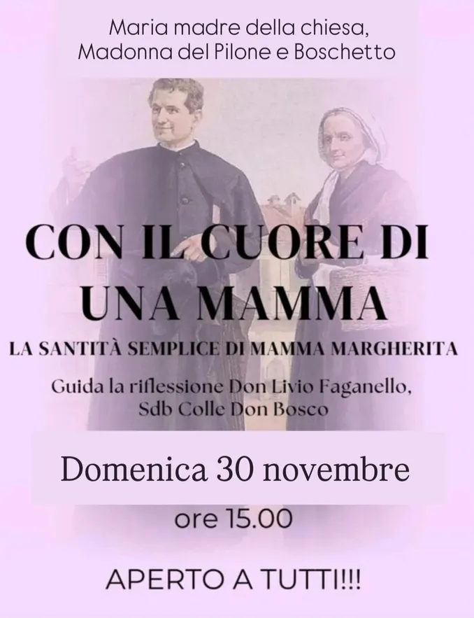 Con il cuore di una mamma: un incontro di riflessione spirituale a Madonna del Pilone