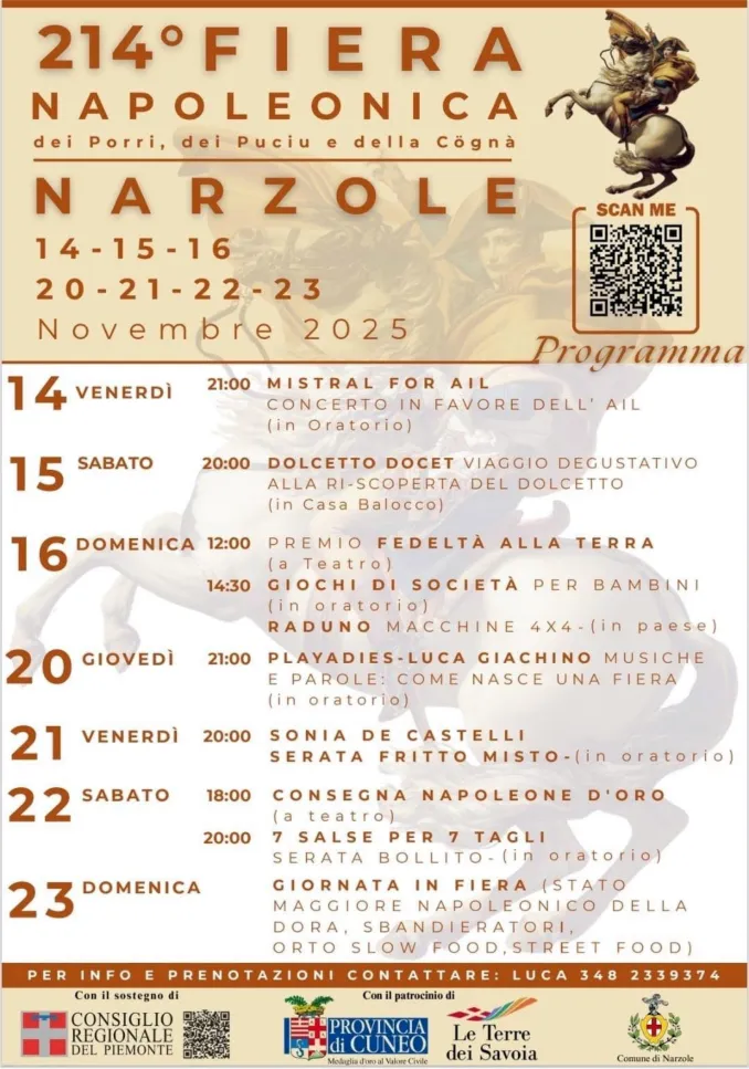 A Narzole è tempo di Fiera napoleonica, iniziata l'edizione numero 214 1