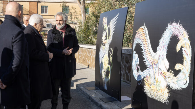 L'albese Eugenio Tibaldi ha ideato una grande installazione per per la casa circondariale femminile di Rebibbia