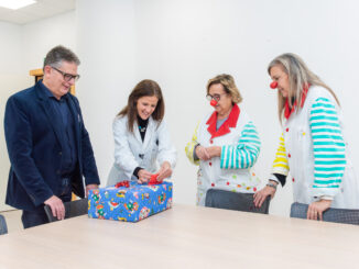 Arcobaleno VIP dona un ecografo e visori alla Pediatria di Verduno