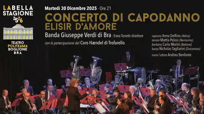 Il concerto di fine anno al Politeama di Bra