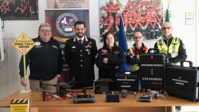 I droni del Nucleo ANC riconosciuti aeromobili di Stato 16