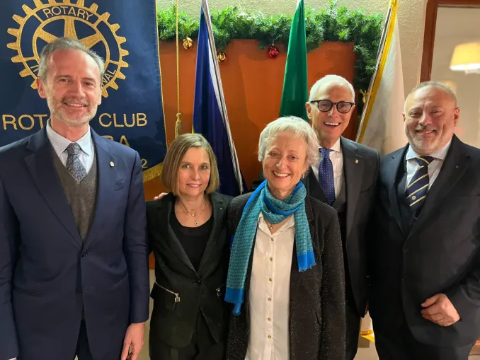 Un Natale all’insegna del service in favore dell’Istituto di Candiolo e un nuovo ingresso nel Rotary club di Alba 1