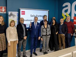 Il presidente Alberto Cirio ha visitato Apro Formazione: inaugurata la nuova sala docenti tecnologica 4