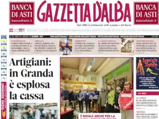 Ecco la copertina di Gazzetta d’Alba che sarà in edicola martedì 9 dicembre