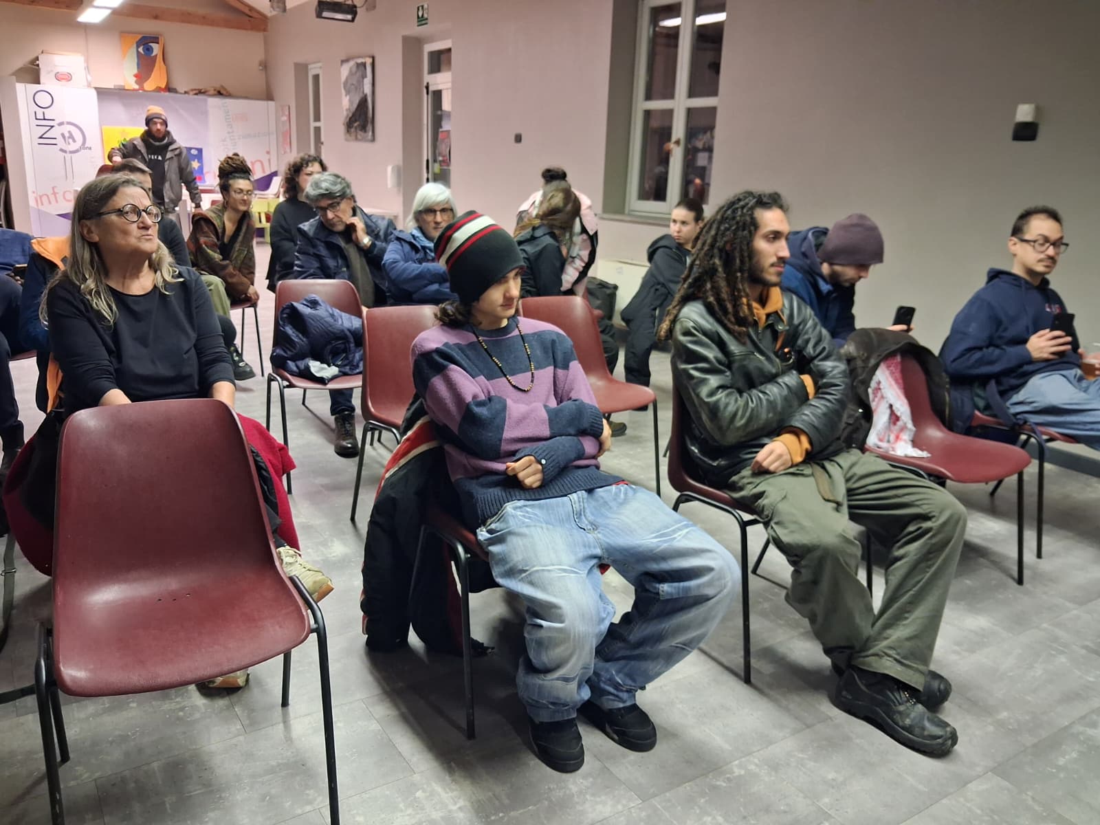 I Mononoke incontrano le lavoratrici della Proteco e preparano il presidio di fronte a Ferrero 1