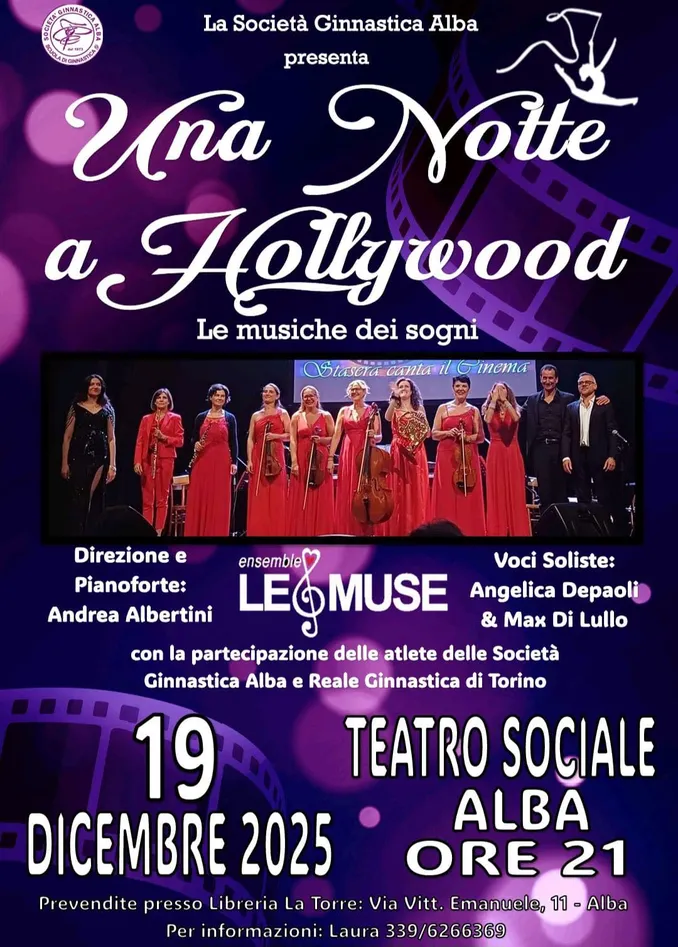 Una notte a Hollywood illumina il teatro Sociale di Alba