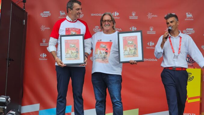 Per la prima tappa della Vuelta 2026 un manifesto realizzato da Caren 1