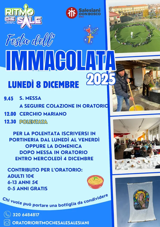 Immacolata: l'oratorio salesiano di Bra è pronto per la festa 1